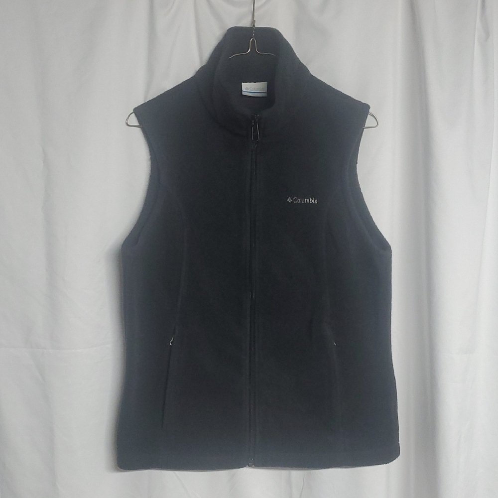 Columbia Midnight Black Fleece Vest